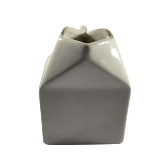 Milk For Santa Ceramic Milk Carton By Kringles Kitchen christmas vase decor - Picture 1 of 7